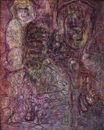 Les 3 visages (30*24)